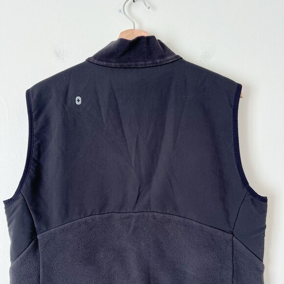 Figs Womens on Shift Fleece Vest Size XL Charcoal Gray - Picture 10 of 11